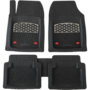 Sare Tuning  Citroen C4X 2023 Sonrası  Krom Karbon Lüx 4d Havuzlu Oto Paspas Takımı