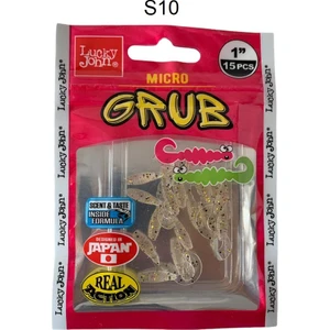 Lucky John Micro Grub 1(2.5cm) Silikon Yem 15'li Paket S10