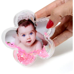 Papatya Kar Küresi Fotoğraf Çerçevesi