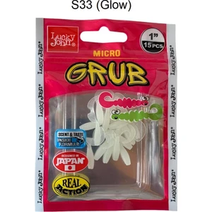 Lucky John Micro Grub 1(2.5cm) Silikon Yem 15'li Paket S33