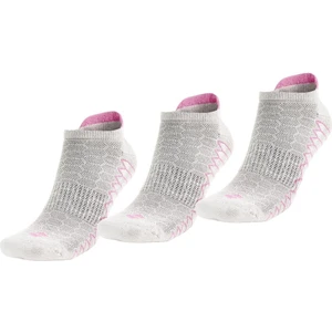 Bonny Silver Koku Yapmayan Koşu ve Yürüyüş Kadın Patik Pembe Gümüş Çorap 3'lü Paket