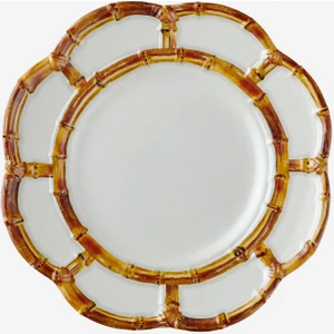 Chiara Alessi Bambu Beyaz Melamin Kahvaltı Tabağı 23 cm