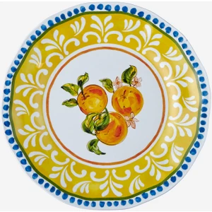 Chiara Alessi Capri Sarı Melamin Kahvaltı Tabağı 23 cm