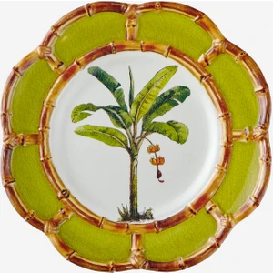 Chiara Alessi Bambu Beyaz Melamin Kahvaltı Tabağı 23 cm