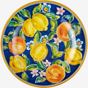 Chiara Alessi Capri Mavi Melamin Yemek Tabağı 28 cm