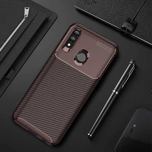 Huawei P Smart 2019 Kılıf Karbon Koruyucu Yumuşak Silikon Nero Kapak