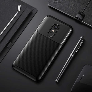 Xiaomi Redmi 5 Plus Kılıf Karbon Koruyucu Yumuşak Silikon Nero Kapak
