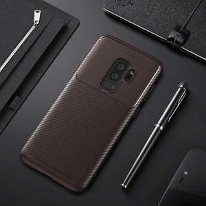 Samsung Galaxy S9 Plus Kılıf Karbon Koruyucu Yumuşak Silikon Nero Kapak