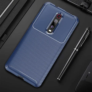 Xiaomi Mi 9t Kılıf Karbon Koruyucu Yumuşak Silikon Nero Kapak