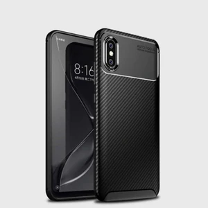 Xiaomi Mi Max 3 Kılıf Karbon Koruyucu Yumuşak Silikon Nero Kapak