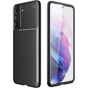 Samsung Galaxy S21 Fe Kılıf Karbon Koruyucu Yumuşak Silikon Nero Kapak