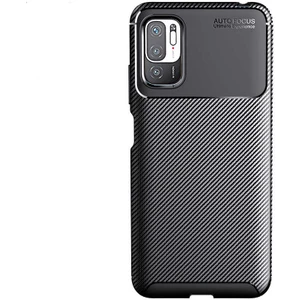 Xiaomi Poco M3 Pro Kılıf Karbon Koruyucu Yumuşak Silikon Nero Kapak