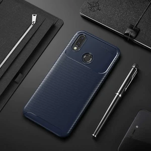 Huawei Honor Play Kılıf Karbon Koruyucu Yumuşak Silikon Nero Kapak