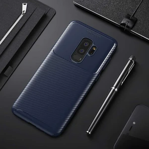 Samsung Galaxy S9 Plus Kılıf Karbon Koruyucu Yumuşak Silikon Nero Kapak