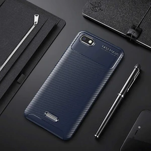 Xiaomi Redmi 6A Kılıf Karbon Koruyucu Yumuşak Silikon Nero Kapak
