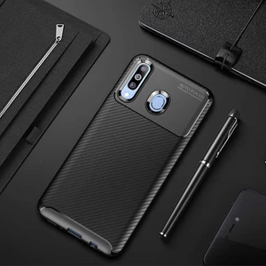Samsung Galaxy M30 Kılıf Karbon Koruyucu Yumuşak Silikon Nero Kapak