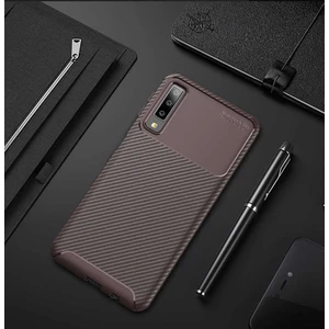Samsung Galaxy A7 2018 Kılıf Karbon Koruyucu Yumuşak Silikon Nero Kapak