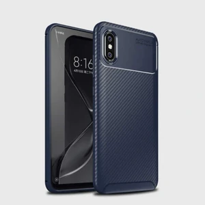 Xiaomi Mi Max 3 Kılıf Karbon Koruyucu Yumuşak Silikon Nero Kapak
