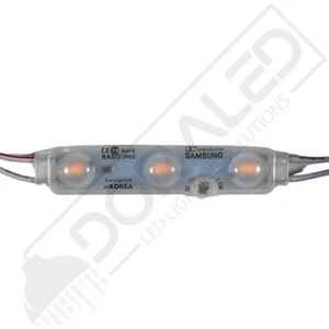 Dora Led Samsung 3'lü Led Modül 12 Volt Gün Işığı -10 Adet