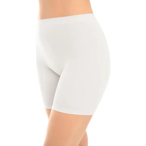 Kadın Beyaz Ultra-Rahat Seamless Yüksek Bel Uzun Paça Boxer