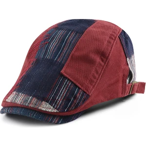 Kovboy Patchwork Renkli Blok Şapka (Yurt Dışından)