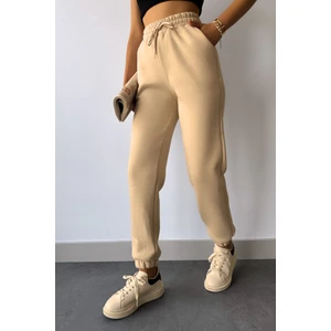 Kadın Eşofman Altı Kalın Paçası Lastikli