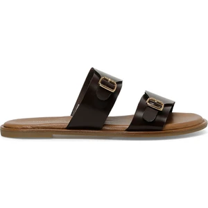 Nine West Cıcorta 4fx Kahverengi Kadın Terlik