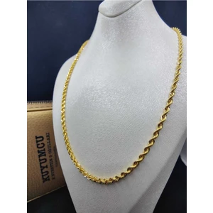 Kuyumcu Nurettin Orta Boy Burgu Kolye 14 Ayar 2mm