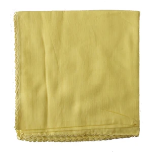 Pamuklu Bebek Yüzü, Yazma Yemeni Veya Tülbent, Kroşetalı, Tamamen Pamuklu, Terletmez