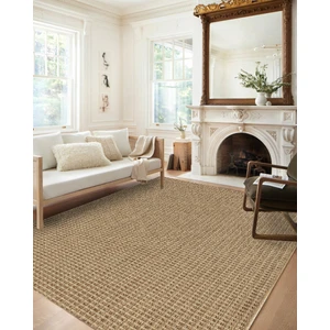 Halıcı Emin Bolivya B667A Kahve Hasır Dokulu Antialerjik Halı Kilim Salon Mutfak Koridor Kesme Yolluk