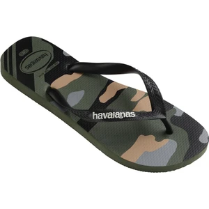 Top Camu Green Oliveblack  Koyu Yeşil Erkek Terlik