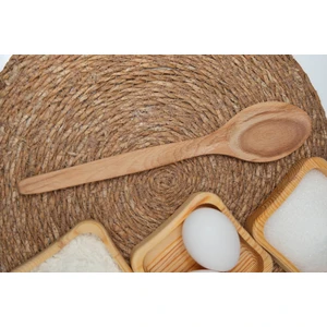 27CM Doğal Gürgen Kaşık Mutfak Yemek Kaşığı