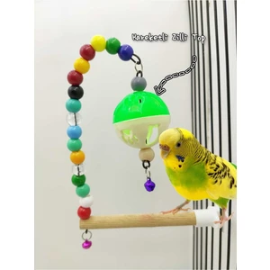 Kuş Zilli Stres Topu Tünekli
