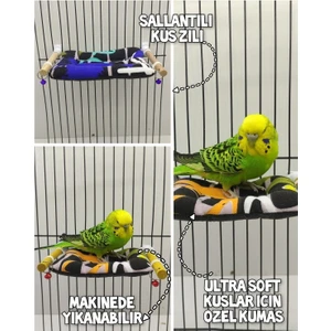 Kuş Tünek Oyun ve Dinlenme Yastığı + Süpriz Hediye
