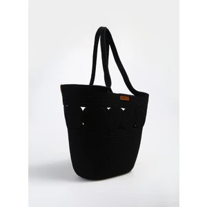 Siyah Kadın 41X32X13 cm Plaj Çantası Marın