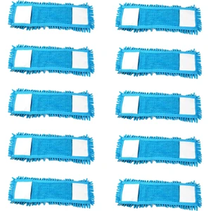 Mikrofiber Islak Kuru Nemli Makarna Şönil Palet Tablet Mop Yedeği - 80 Cm. - 10 Adet