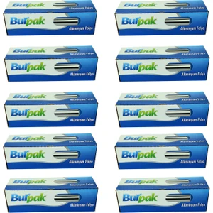 Alüminyum Folyo  45 cm x 50 Metre  10 Mikron  10 Paket