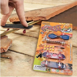 Mini Skate Board Finger Parmak Kaykay Scooter ve Aksesuarlar Oyun Seti