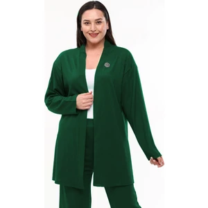 Büyük Beden Kadın Anne Yazlık Baharlık Bürümcük Kumaş Pantolon Hırka Ikili Takım