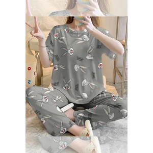 Rasa Home Wear Kısa Kollu Pijama Takımı Bugsbunny