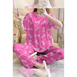 Rasa Home Wear Kısa Kollu Pijama Takımı Barbie