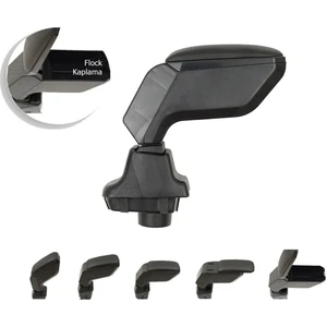 Fiat Punto Araca Özel Kol Dayama Kolçak Siyah 2007+ Sonrası Modellere Uyumlu