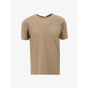 Deve Tüyü Erkek Bisiklet Yaka Relaxed Baskılı T-Shirt C4SM-TST4707