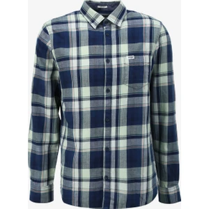 Regular Fit Lacivert Erkek Gömlek W5A9R49 Uzun Kollu Gömlek