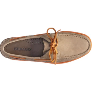 Deri Kahverengi - Turuncu Erkek Günlük Ayakkabı Sebago Docksıdes Portland Nubuck