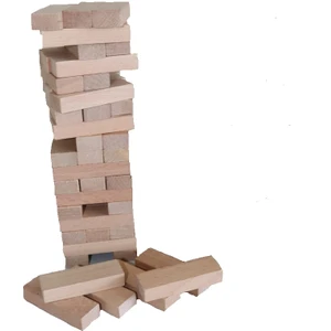 SNR Denge(Jenga)Oyunu,Ahşap,54 Parça,%100 Doğal