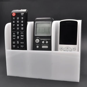 Trend Pleksi Tv & Klima Kumanda Organizer (Beyaz 3 Kumanda Kapasiteli)