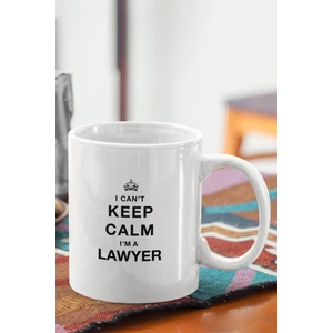 Qoeuyl Boutique Avukat I Can't Keep Calm I'm Lawyer Hediyelik Baskılı Kupa Bardak