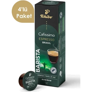 Espresso Brasil 10'lu Kapsül Kahve x 4 Paket