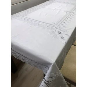 Yüksel Halı Mefruşat Dantel Görünümlü Pvc Masa Örtüsü 140/180 cm
